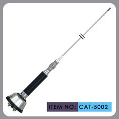 China Chrome Iron Bowl Side Mount Car Radio Antenna , Retractable Car Antenna 120 Inch Cable supplier