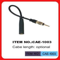 China Black Car Antenna Extension Cable 12 Inch Length For Automobile Antenna supplier