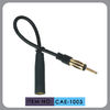 China RG174 Car Radio Antenna Extension Cable Male To Female Connector Black Color factory