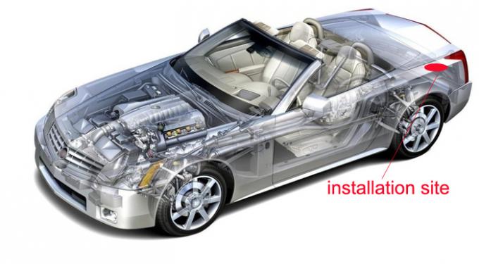 120 MM Carbon Fiber Mast Replacement Car Antenna For Bmw , Audi