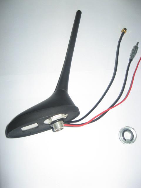Professional Car GPS Antenna With 3M RG174 Cable Vertical Polarization Twist Shape